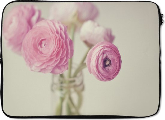 Housse ordinateur 13 pouces 34x24 cm - Buttercup - Housse Macbook & Laptop Buttercups colorés dans un vase - Housse ordinateur portable avec photo