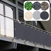 Balkondoek - Zinaps balkon Privacyscherm PVC 90 x 600 cm Extra ondoorzichtige balkonpagina's gemaakt van weerbestendig plastic met UV-bescherming decoratief voor balkon railing, pa