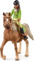foto van Schleich Horse Club Speelfigurenset - Sarah en Mystery - Kinderspeelgoed voor Jongens en Meisjes - 5 tot 12 jaar - 42542