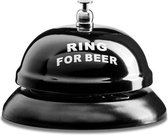 Ring for a Beer - Bierbel - Tafelbel - Bar-bel voor Bier - Kroegbel - Zwart