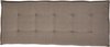 Outdoor Living tuinbankkussen - 120 x 47 x 6 cm - Taupe