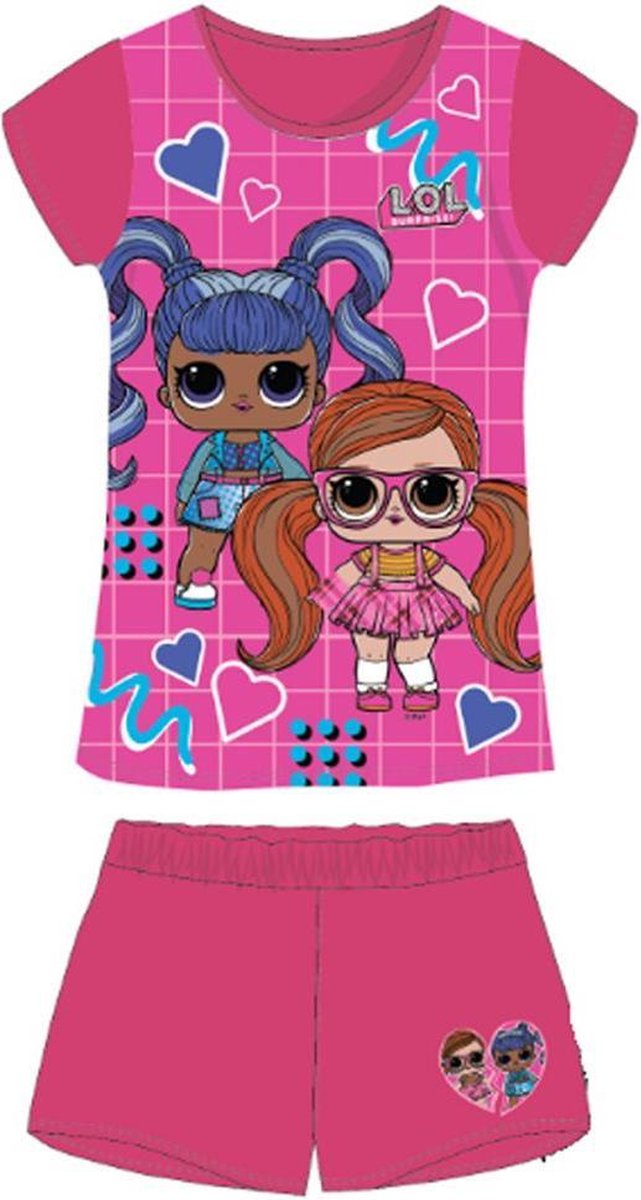 L.O.L. Surprise! LOL Surprise pyjama - L.O.L. Surprise! shortama - roze