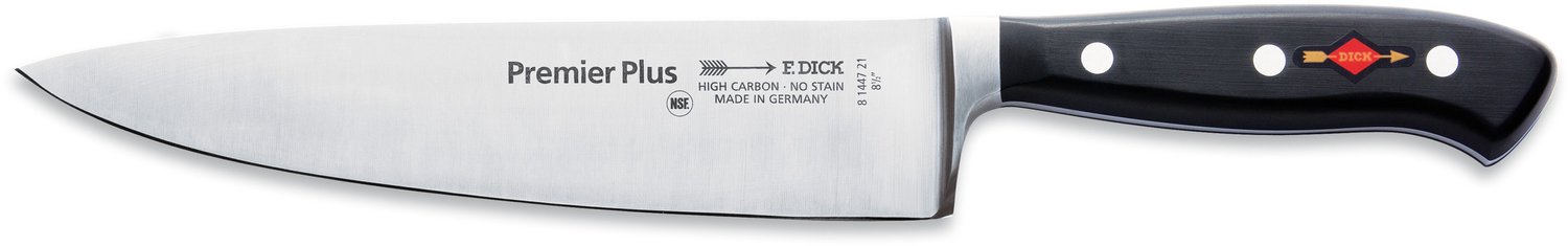 DICK koksmes Premier Plus-serie | 21 cm Professioneel keukenmes van roestvrij staal | Gemaakt in Duitsland - 56 ° HRC