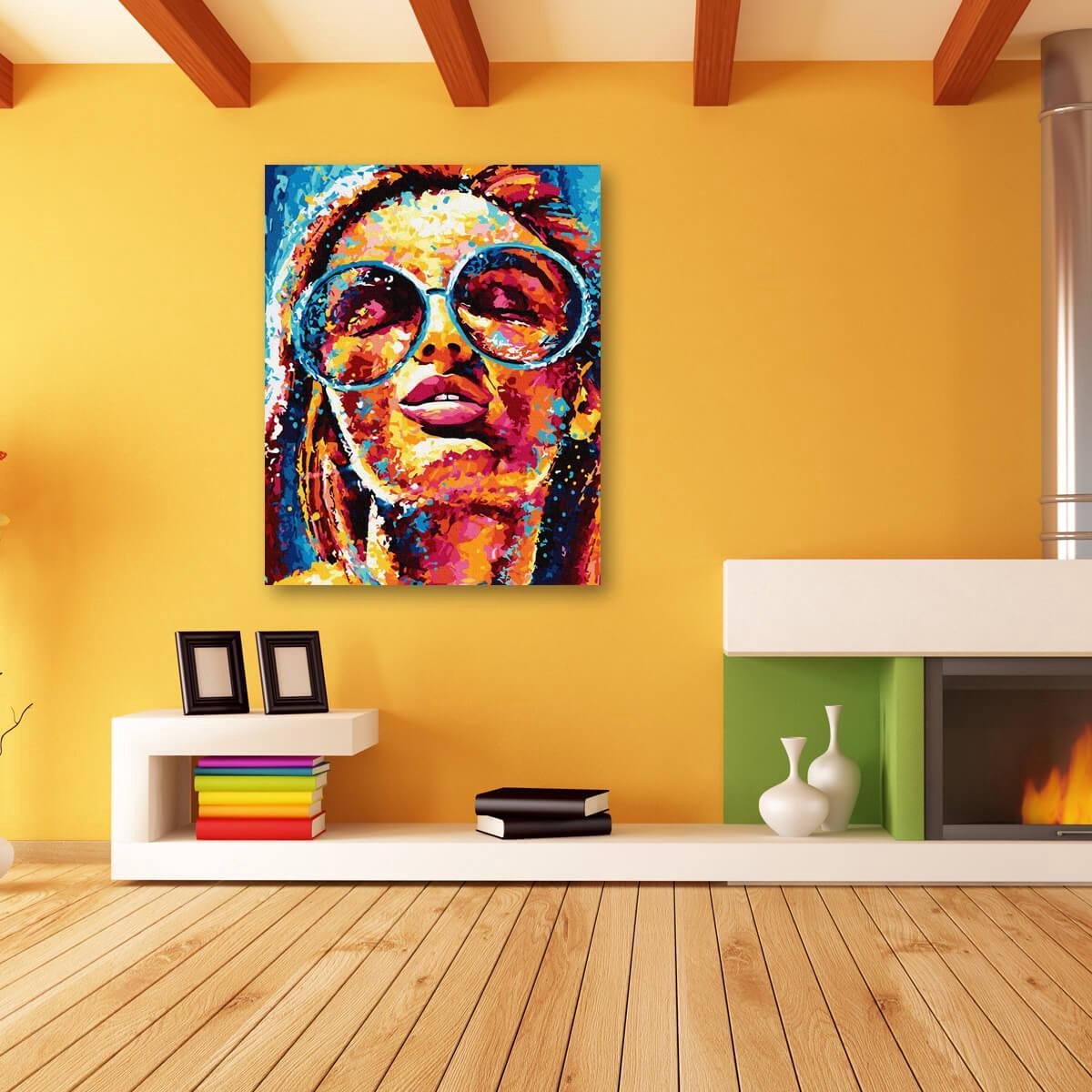 Schilderen Op Nummer Volwassenen DIY Paint By Number Compleet Hobby Pakket op Frame met Vernis - ®Arty Bee - Zomerse Vibes 40x50cm — afbeelding 3