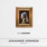 Meisje met de parel - Girl with a pearl earring | In gouden lijst van hout - 28x23cm | Thumbmasters | Klein meesterwerk van Johannes Vermeer