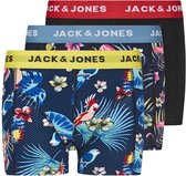 JACK&JONES JUNIOR JACFLOWER BIRD TRUNKS 3 PACK SN JR Jongens Onderbroek - Maat 128