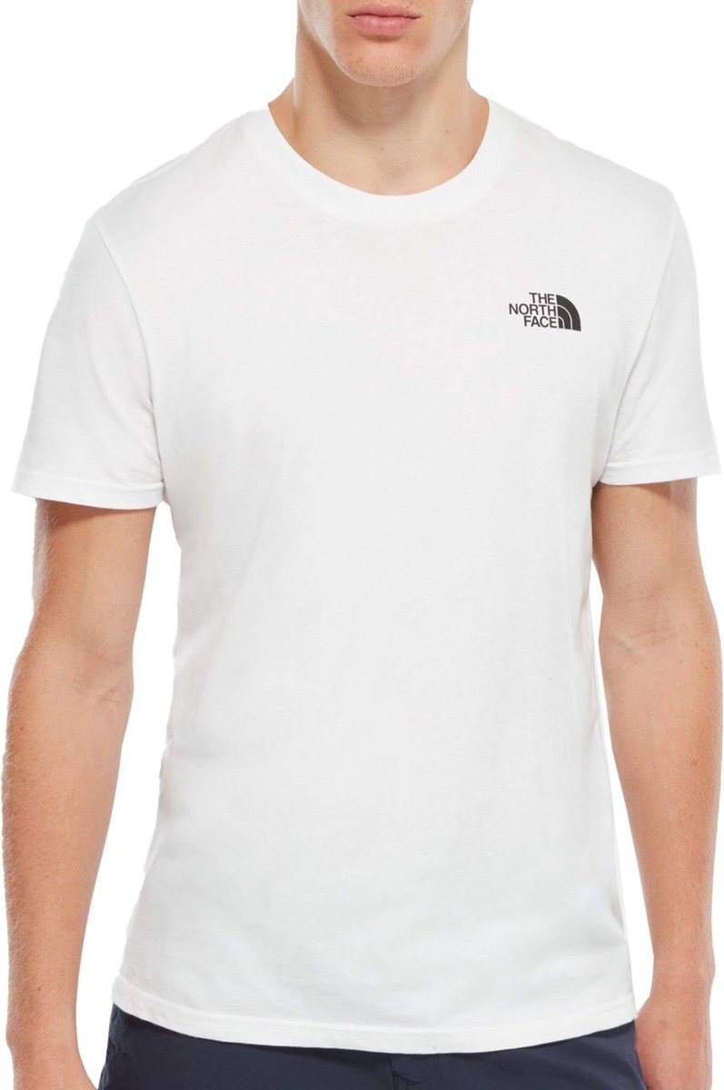 The North Face S/s Simple Dome Tee - Eu Outdoorshirt Heren - TNF White
