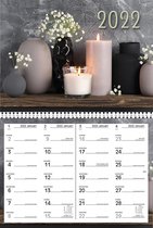 MGPcards - Omleg Maandkalender 2022 - Wire-O - Week begint op Zondag