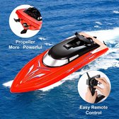 RC speed boat - speed boat - speed boat rood - speed boat voor het water - speed boat max 20km - speed boat - rood -