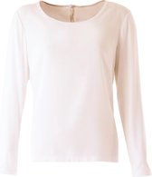 MOOI! Company - Blouse Pleun lange mouw - Dames Top O-hals - Kleur - Pink - XS