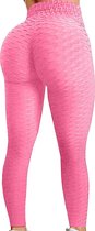 Miresa - Sexy Sportleggings / Fitness & Yoga High Waist Leggings – Roze - Maat XL