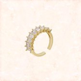 Jobo By JET _ Gouden shine ring - One size - verstelbaar
