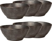 Kom Ø 10x4,5cm Zwart Table Tales Shimmer - set 6 stuks