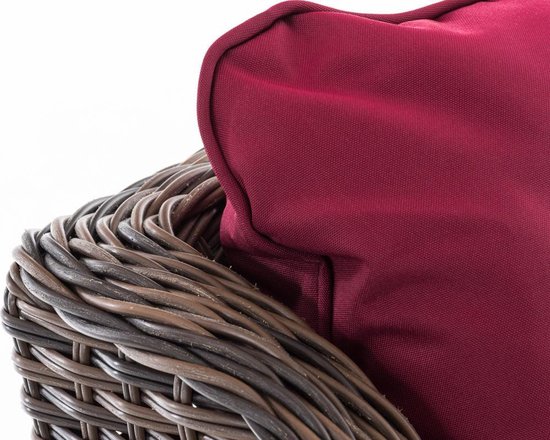 Fauteuil verstelbaar met lijnenpatroon stof