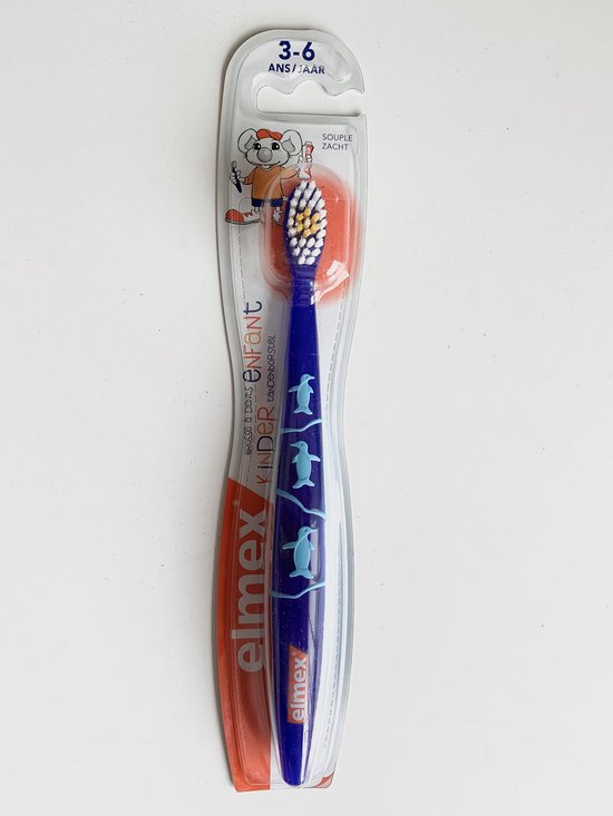 Elmex tandenborstel 3 - 6 jaar - Jongens tandenborstel peuter |