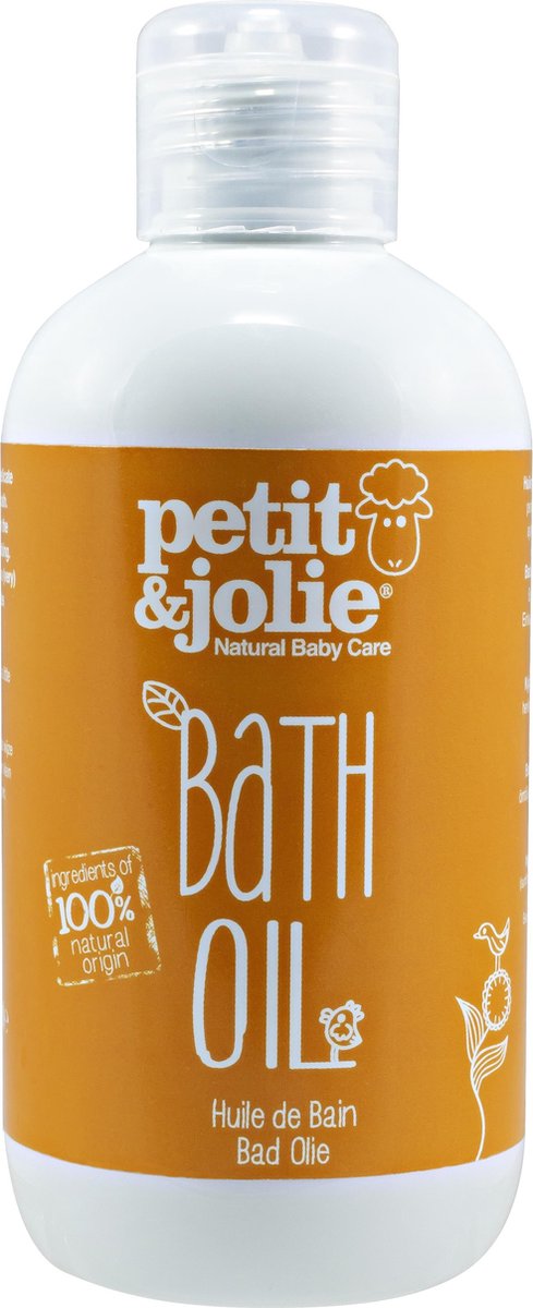 Petit&Jolie baby badolie - 200 ml - natuurlijke huidverzorging