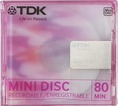 TDK Recordable Mini Disc Pink 80 Min
