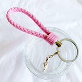 Sleutelhanger - Roze - Ballet - Balletschoen - Hanger - Leer - Kleur - Paars - Sportpresent