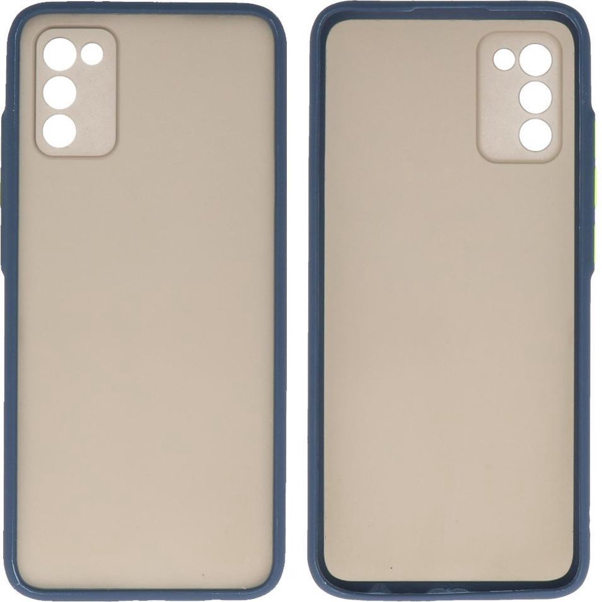 Samsung Galaxy A02S Hoesje - Back Cover Telefoonhoesje - Blauw