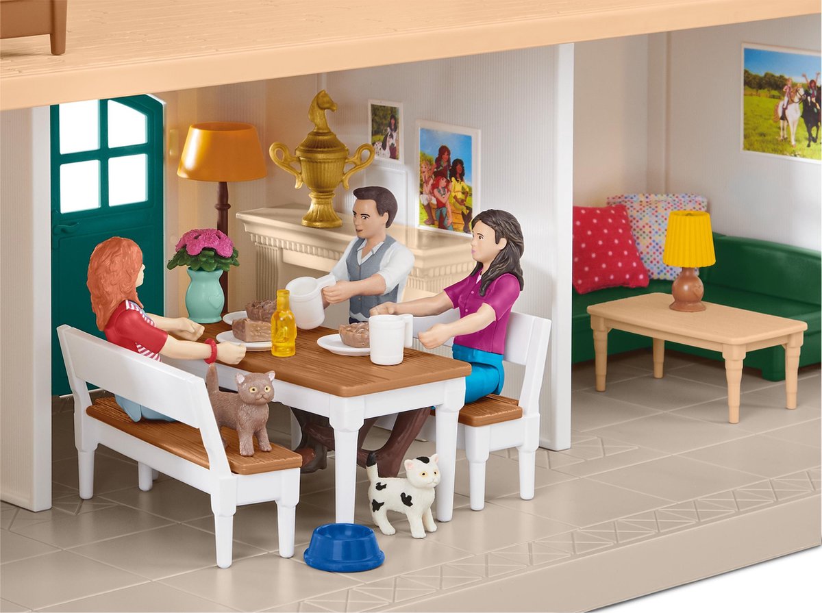 schleich HORSE CLUB Speelfigurenset - Lakeside Paardenboederij - Kinderspeelgoed voor Jongens en Meisjes - 107 Onderdelen - 42551 — afbeelding 5