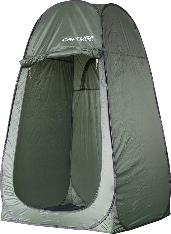 Capture Outdoor, Pop up "Tijuca Tw-1" douche, toilet en kleedtent, 110x110x185cm, ideaal voor op de camping, het strand, …