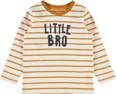 Name it t-shirt jongens - ecru - NMMlane - maat 86
