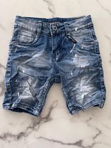 Jeans short, Korte broek voor jongens in de kleur blauw, verkrijgbaar in de maten 104/4 t/m 164/14