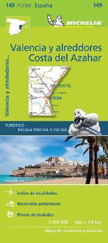 Valencia Costa del Azahar Zoom Map 149 - cover