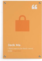 Walljar - Jack Ma - Muurdecoratie - Plexiglas schilderij