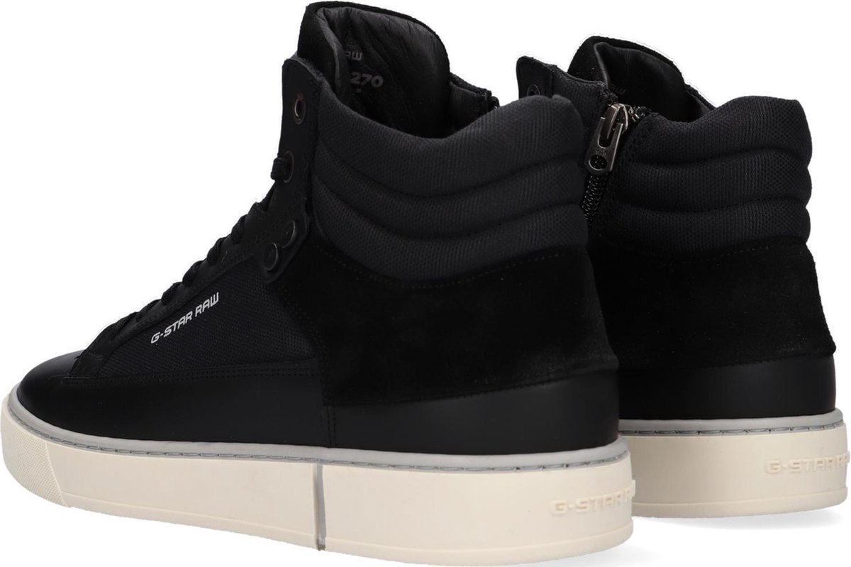 G-Star Raw Ravond Mid Bsc M Hoge sneakers - Leren Sneaker - Heren - Zwart -  Maat 41 | bol.com