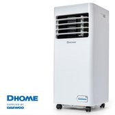 Daewoo DA7KWE - Mobiele Airco 7000 BTU - 3-in-1 - Luchtontvochtiging - Ventilator - Timer - voor Slaapkamer en Woonkamer