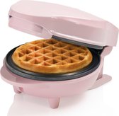 Bol.com Bestron mini-wafelijzer voor klassieke wafels wafelijzer met antiaanbaklaag voor kinderfeestjes Familiefeest Pasen of Ke... aanbieding
