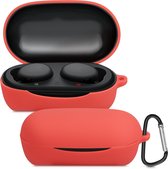 kwmobile Hoes voor Sony WF-XB700 True Wireless - Siliconen cover voor oordopjes in rood