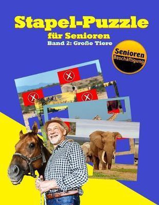 Stapelspiel - Seniorenarbeit- Stapel-Puzzle für Senioren - cover