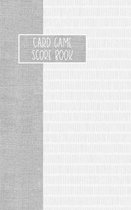 Card Game Score Book