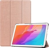 Huawei MatePad T 10S (10.1 Inch) Hoes - Tri-Fold Book Case - RosÃ© Goud