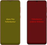 dipos I 3x Beschermfolie 100% compatibel met Samsung Galaxy F02s Folie I 3D Full Cover screen-protector