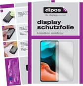 dipos I 6x Beschermfolie helder compatibel met Xiaomi Redmi K30 Pro Folie screen-protector (expres kleiner dan het glas omdat het gebogen is)