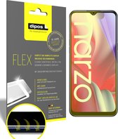 dipos I 3x Beschermfolie 100% compatibel met Oppo Realme Narzo 20 Folie I 3D Full Cover screen-protector