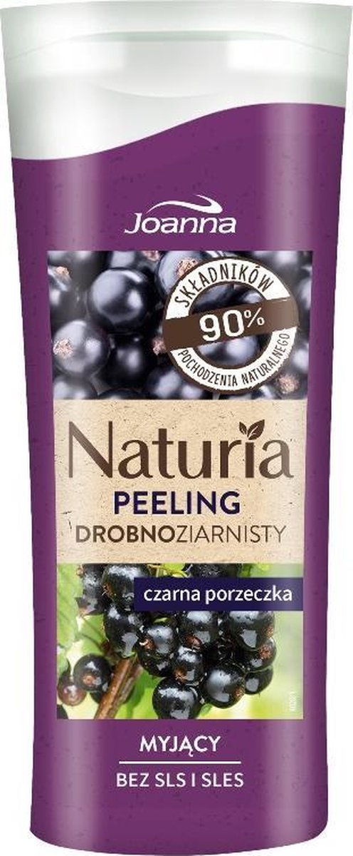 Naturia fijnkorrelige body scrub zwarte bessen 100g