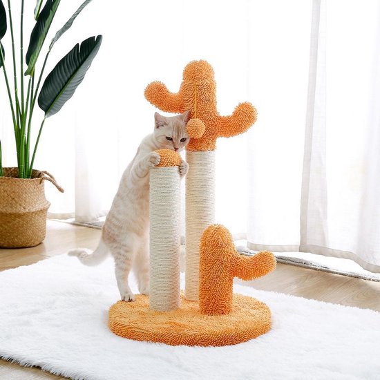 Fantasreen Krabpaal 84 cm Krabpaal Hoge krabpalen voor binnenkatten met kattenspeeltje en interactieve bal Zelfverzorgingsapparaat voor kittens en volwassen katten Fantasreen Krabpaal 84 cm Krabpaal Hoge krabpalen voor binnenkatten met kattenspeeltje en interactieve bal Zelfverzorgingsapparaat voor kittens en volwassen katten