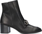 Paul Green 9918 Enkellaarsjes - Enkelboots met rits - Dames - Zwart - Maat 39