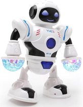 Buxibo Dansende Robot - Kinderspeelgoed - Muziek/Dansen/Ledverlichting - 21.5x18.5cm