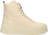 Bronx Bumpp-in 47368 Hoge sneakers - Leren Sneaker - Dames - Beige - Maat 40