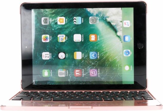 Bluetooth Keyboard iPad (2018) / (2017) / Air (2) / Pro 9.7 - Rosé Goud - Merkloos