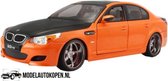 BMW M5 (Oranje) (30 cm) 1/18 Maisto - Model auto - Schaalmodel - Modelauto - Miniatuur autos