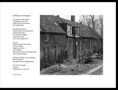 Acacia – De huisjes van Overgaauw – maçonniek gedicht in fotolijst zwart aluminium 30 x 40 cm