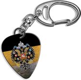 Plectrum sleutelhanger Russische Imperial Vlag