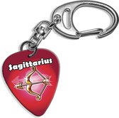 Plectrum sleutelhanger Sagittarius Sterrenbeeld