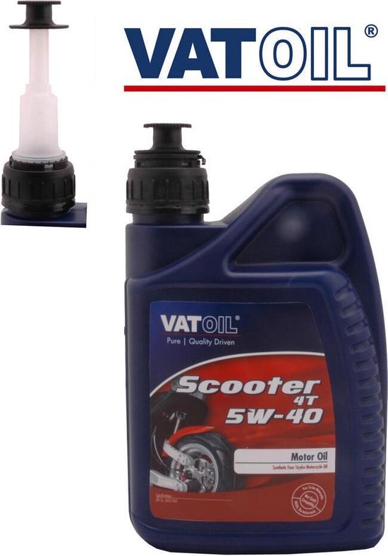 VAToil motorolie 5W-40 voor 4 takt scooters (1 liter) | bol.com